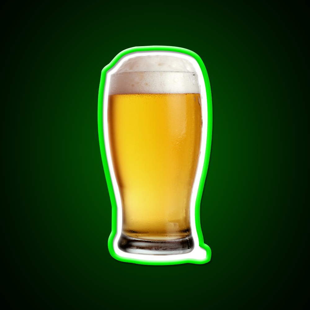 Beer Man Cave Bar Led Neon Sign Beer Cup Wall Art Rgb Color - LED neon sign view 8