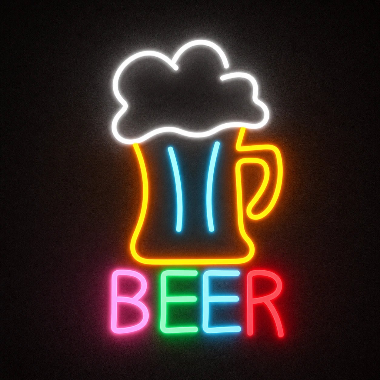 Beer Man Cave LED Neon Sign Garage Neon Sign - Shineneon