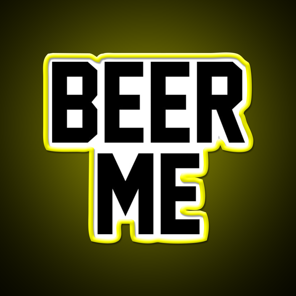 Beer Me Drinkers Gifts Beer Bar Decor Led Neon Sign Rgb Color - LED neon sign view 7