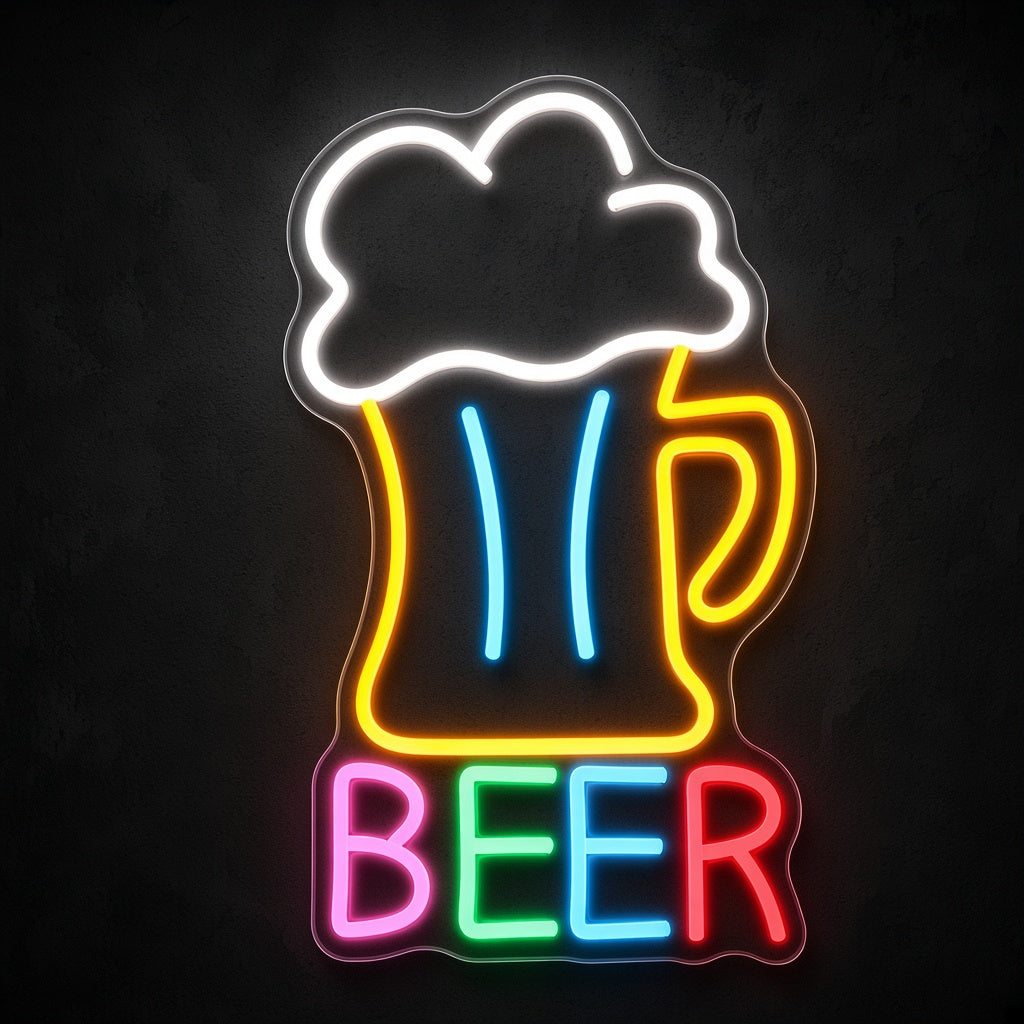 Beer Mug LED Neon Sign