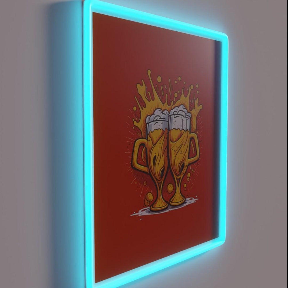 Beer Oktoberfest Rgb Led Neon Sign Bar Wall Decor - LED neon sign close-up detail