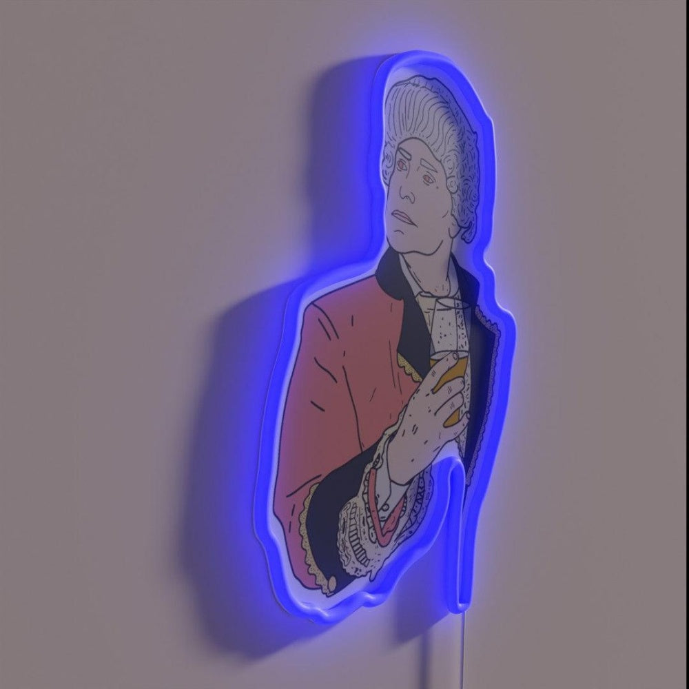 Beer Pocket Grog Artist Chairman Of The Brewed Rgb Led Neon Sign - LED neon sign close-up detail