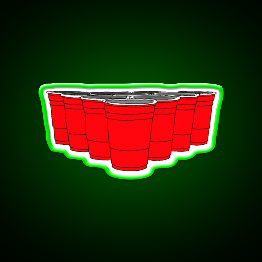 Beer Pong Beer Bar Decor Led Neon Sign Wall Art Rgb Color - LED neon sign view 8