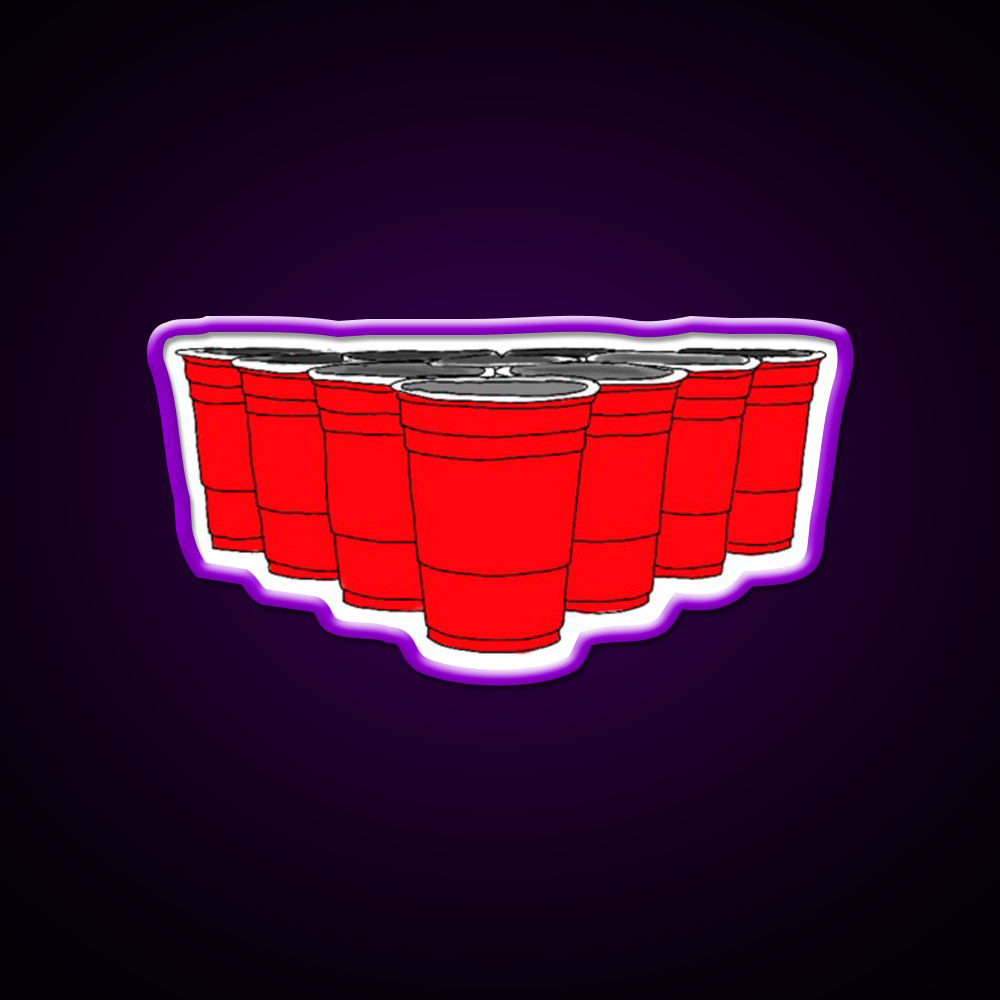 Beer Pong Beer Bar Decor Led Neon Sign Wall Art Rgb Color - LED neon sign view 9