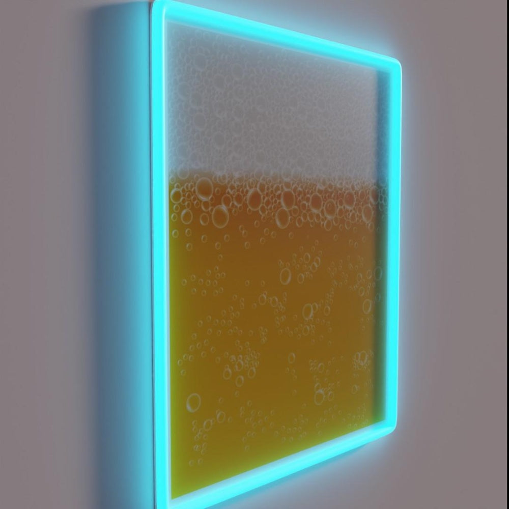 Beer Rgb Led Neon Sign - LED neon sign close-up detail