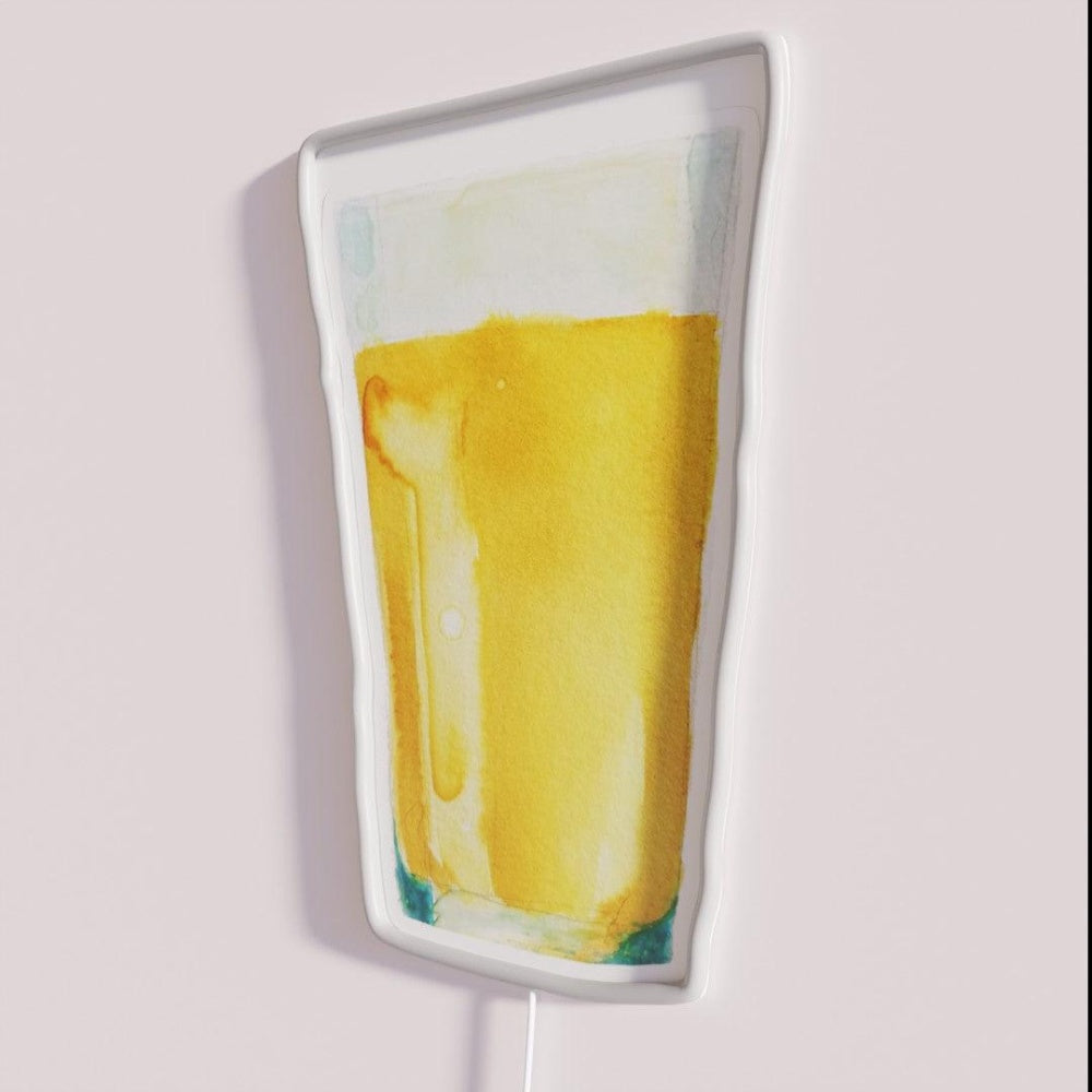Beer Rgb Led Neon Sign Bar Decors - Neon sign mounted on wall in room