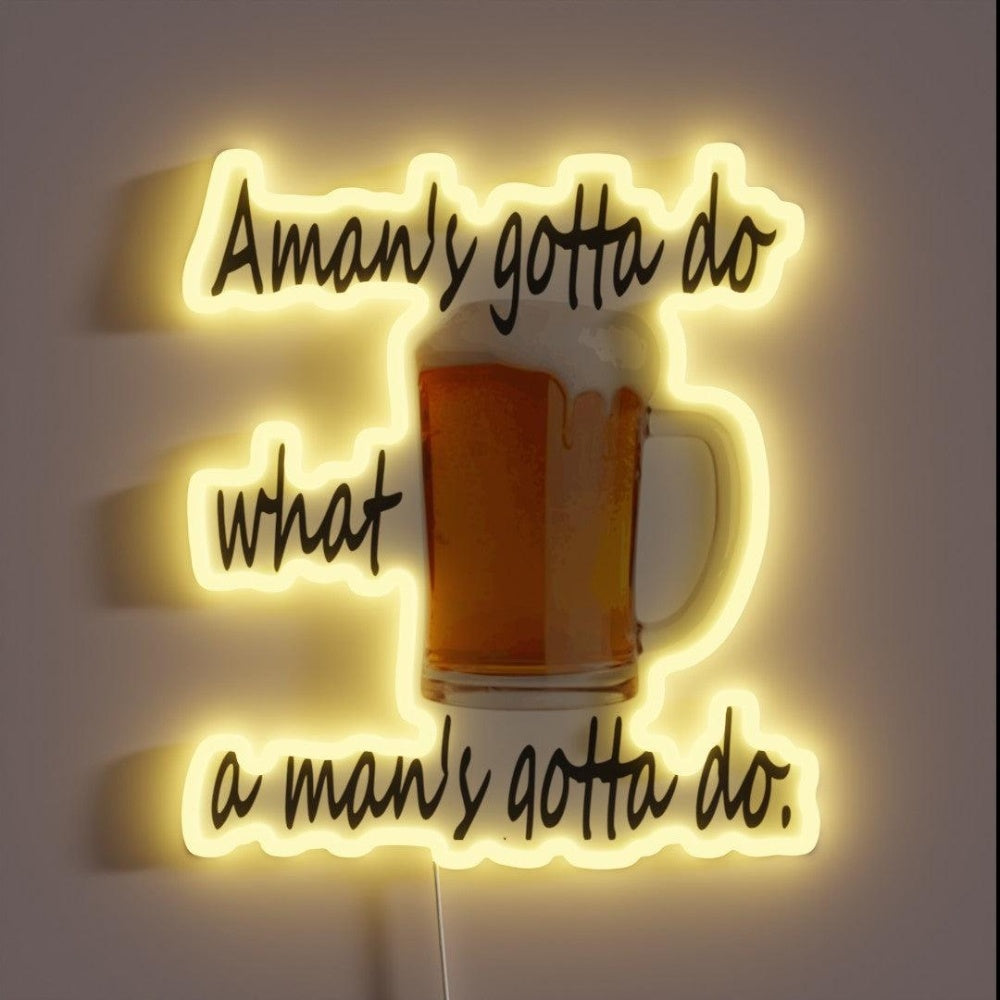 Beer Rgb Led Neon Sign Colorful Neon Sign - Custom LED neon sign front view