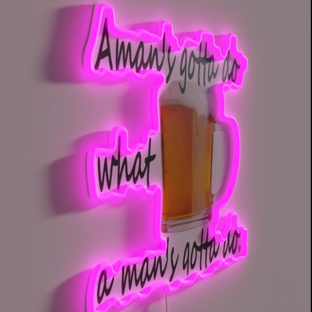 Beer Rgb Led Neon Sign Colorful Neon Sign - LED neon sign close-up detail