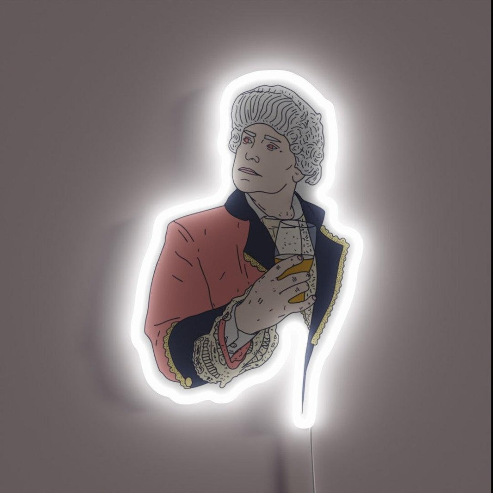 Beer Snob Grog Artist Chairman Of The Brewed Rgb Led Neon Sign - Custom LED neon sign front view