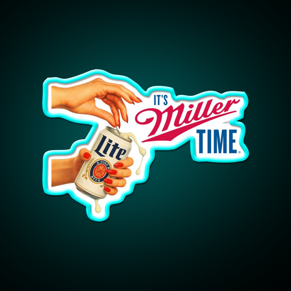 Beer Time Beer Bar Decor Led Neon Sign Rgb Color - Size and dimension reference