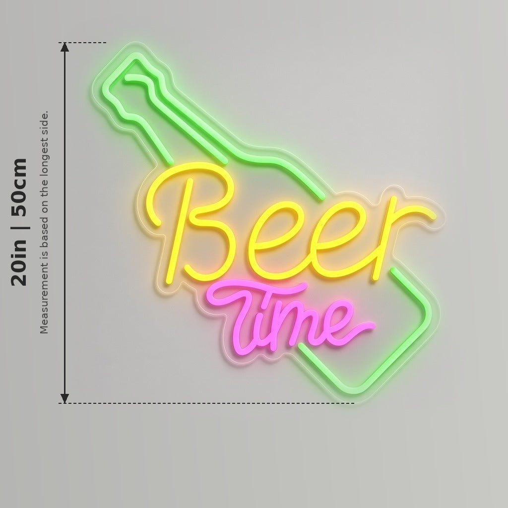 Beer Time LED Neon Sign