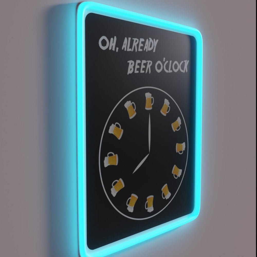 Beer Time Rgb Led Neon Sign Bar Wall Decor - LED neon sign close-up detail