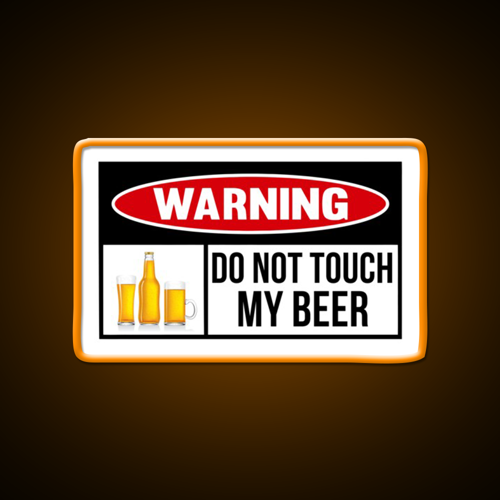 Beer Warning Beer Bar Decor Led Neon Sign Rgb Color - LED neon sign view 6