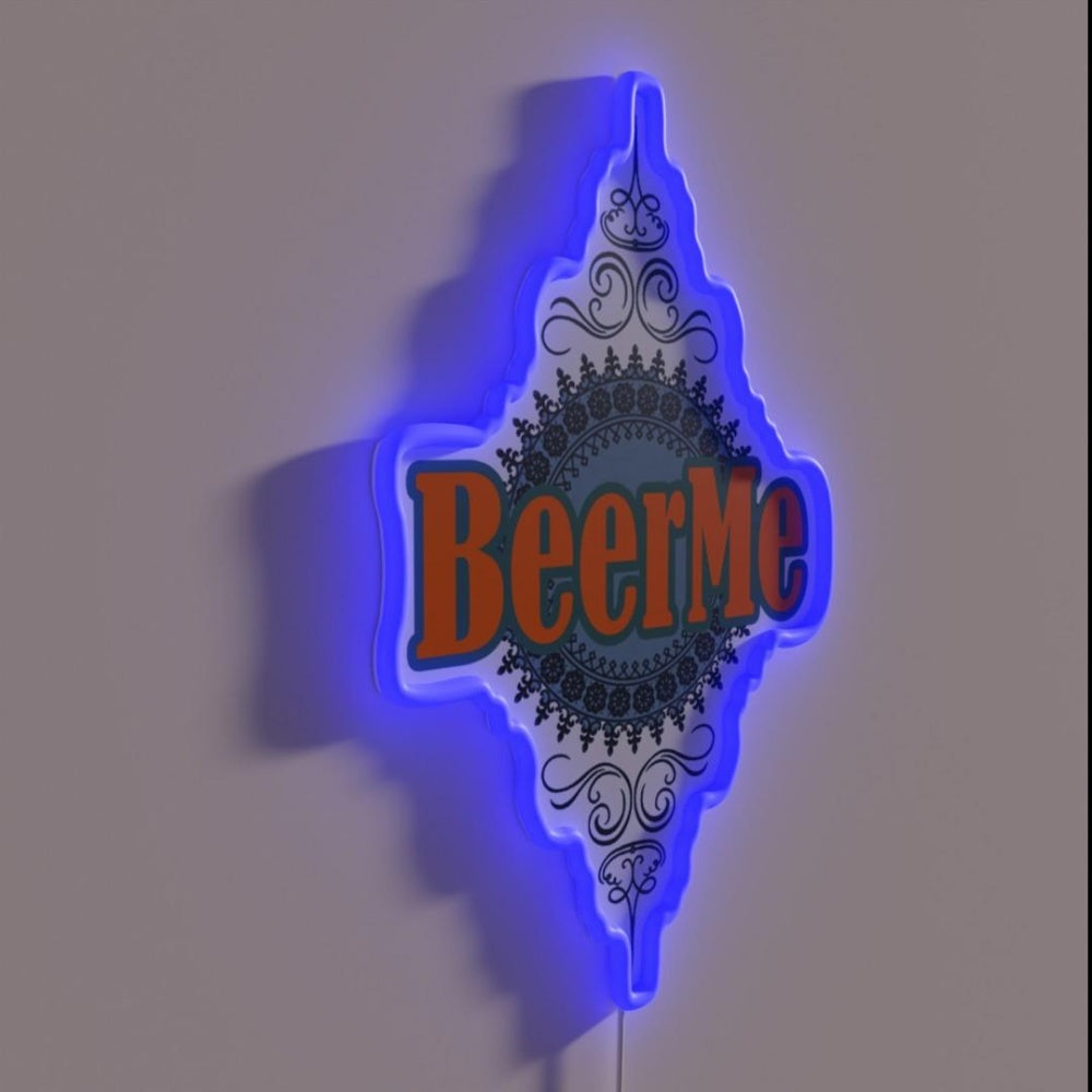 Beerme Rgb Led Neon Sign - LED neon sign close-up detail