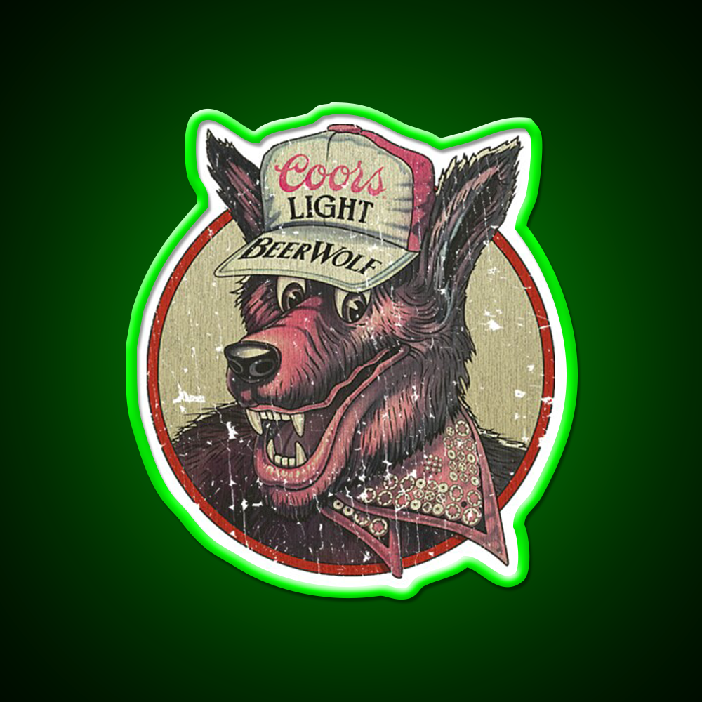 Beerwolf 1983 Beer Bar Decor Led Neon Sign Rgb Color - LED neon sign view 8