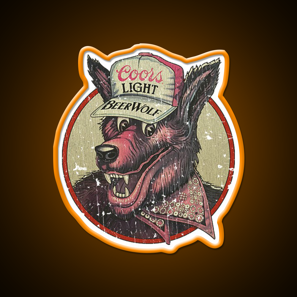 Beerwolf 1983 Beer Bar Decor Led Neon Sign Rgb Color - LED neon sign view 6