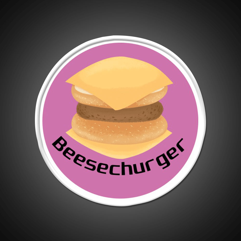 Beesechurger Snack Food Led Neon Sign Rgb Color - Shineneon