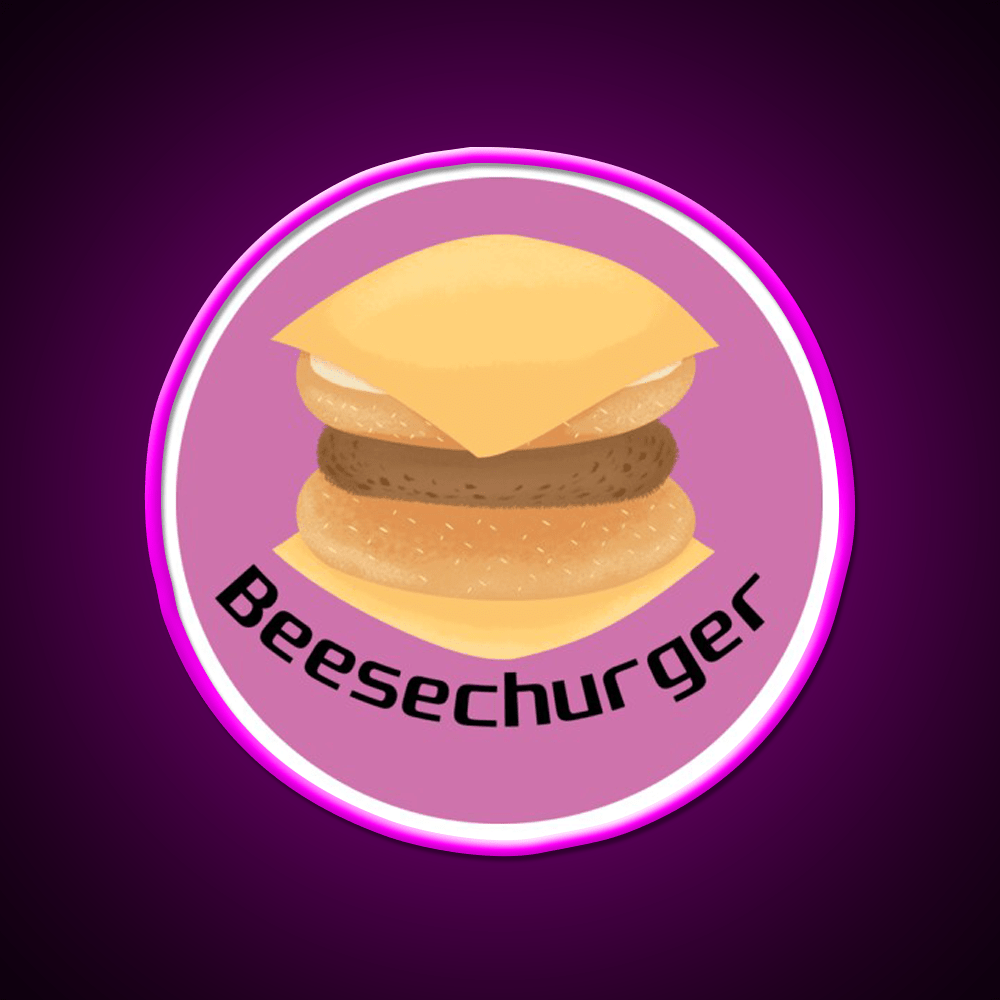 Beesechurger Snack Food Led Neon Sign Rgb Color - Shineneon