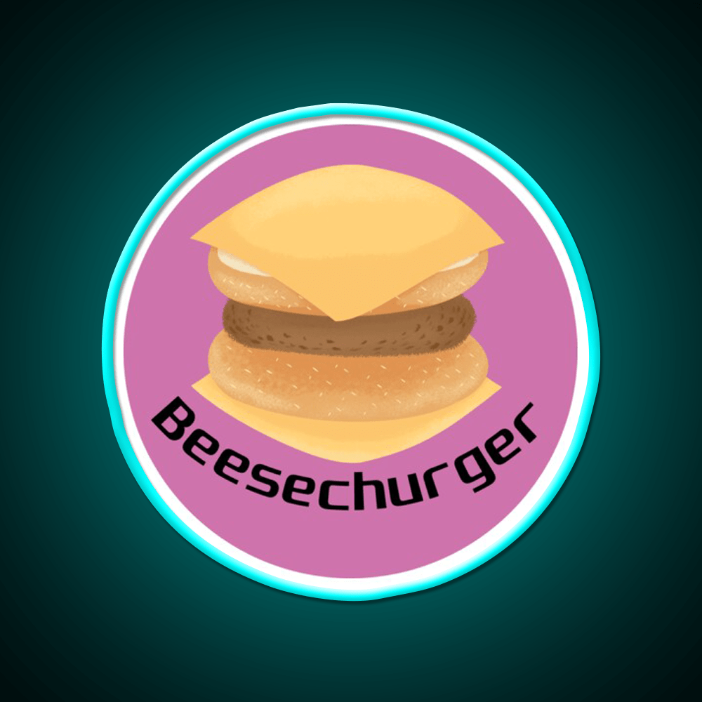 Beesechurger Snack Food Led Neon Sign Rgb Color - Shineneon