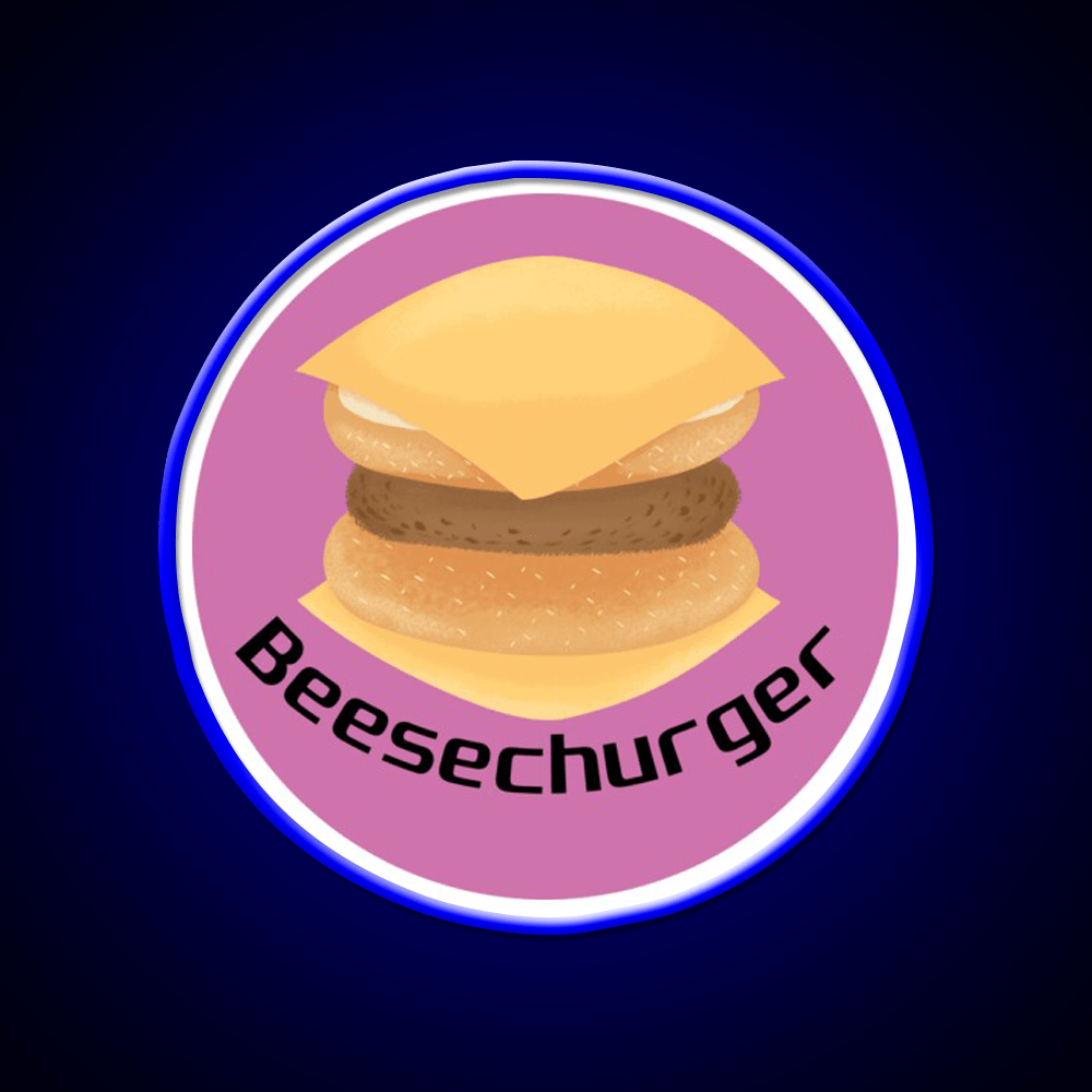 Beesechurger Snack Food Led Neon Sign Rgb Color - Shineneon