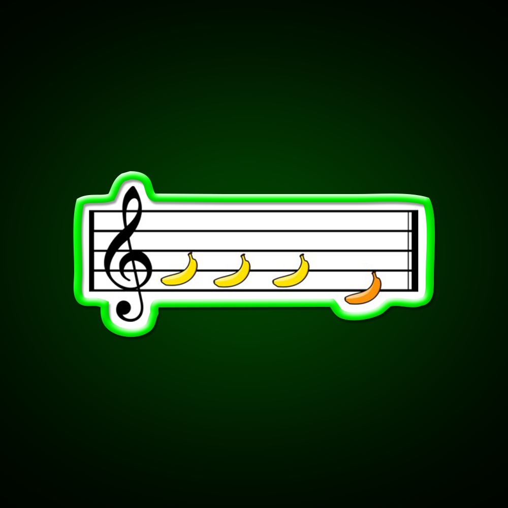 Beethoven 5 Banana Man Cave Bar Led Neon Sign Rgb Color