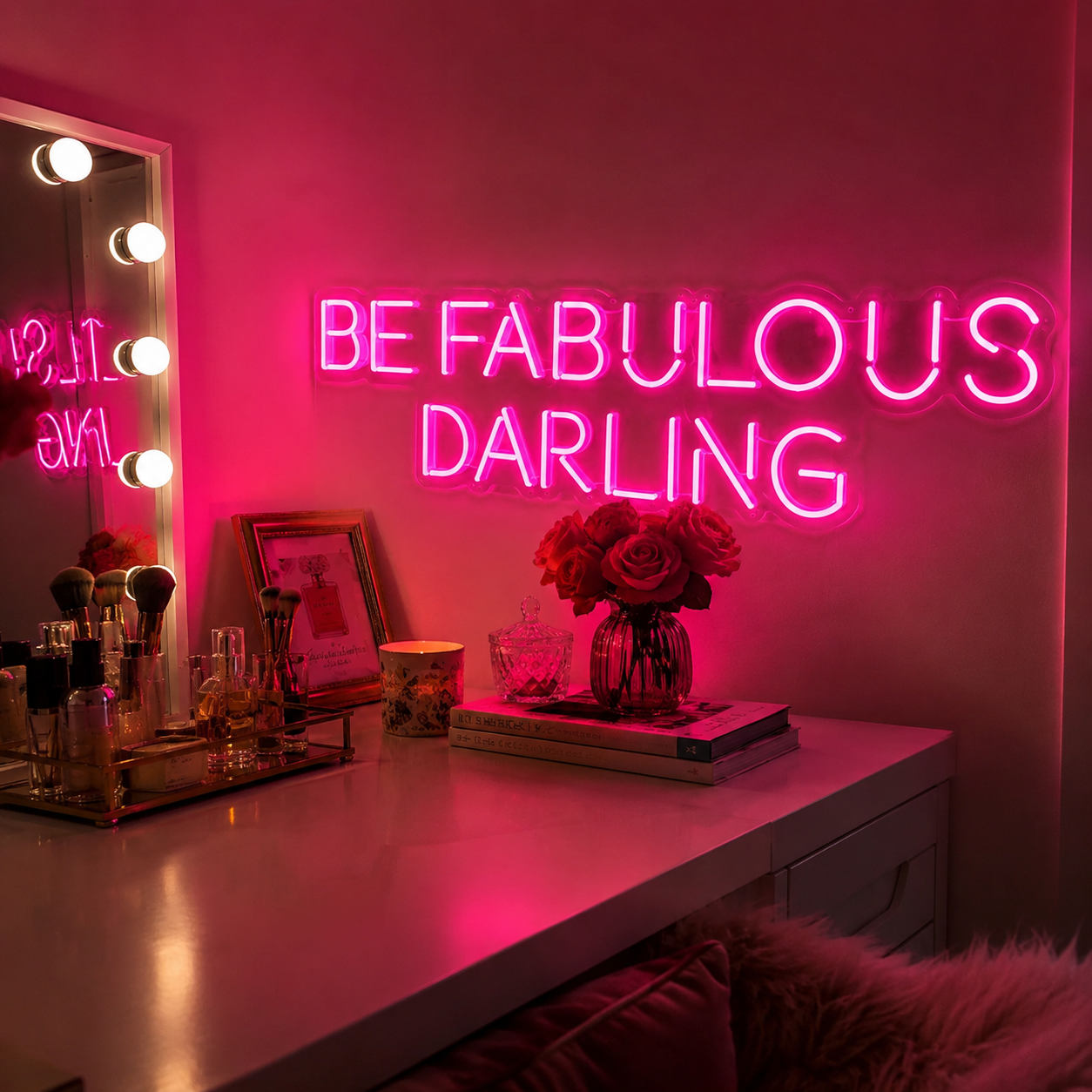 Befabuous Daring LED Neon Sign - 03 Real Lifestyle Scene