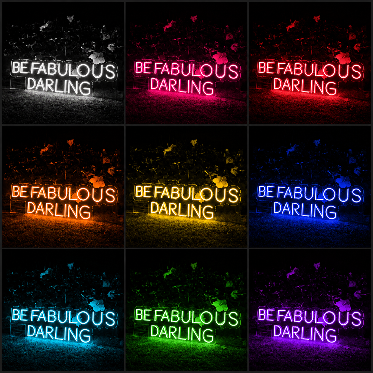 Befabuous Daring LED Neon Sign - 05 Color Grid