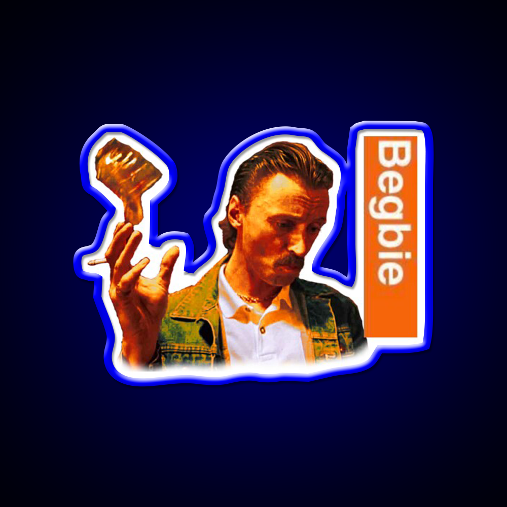 Begbie Throws Glass Of Beer From Trainspotting Bar Decor Led Neon Sign Rgb Color - LED neon sign view 5