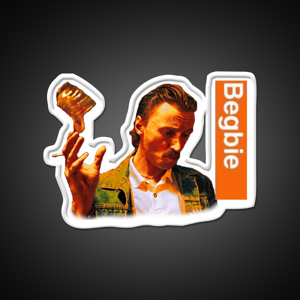 Begbie Throws Glass Of Beer From Trainspotting Bar Decor Led Neon Sign Rgb Color - LED neon sign view 11