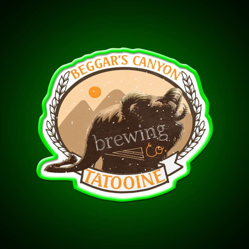 Beggars Canyon Brewing Co Beer Bar Decor Led Neon Sign Rgb Color - LED neon sign view 7