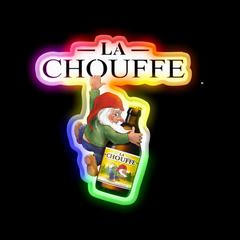 Belgian Brewery Beer Bar Decor Led Neon Sign Rgb Color - LED neon sign close-up detail
