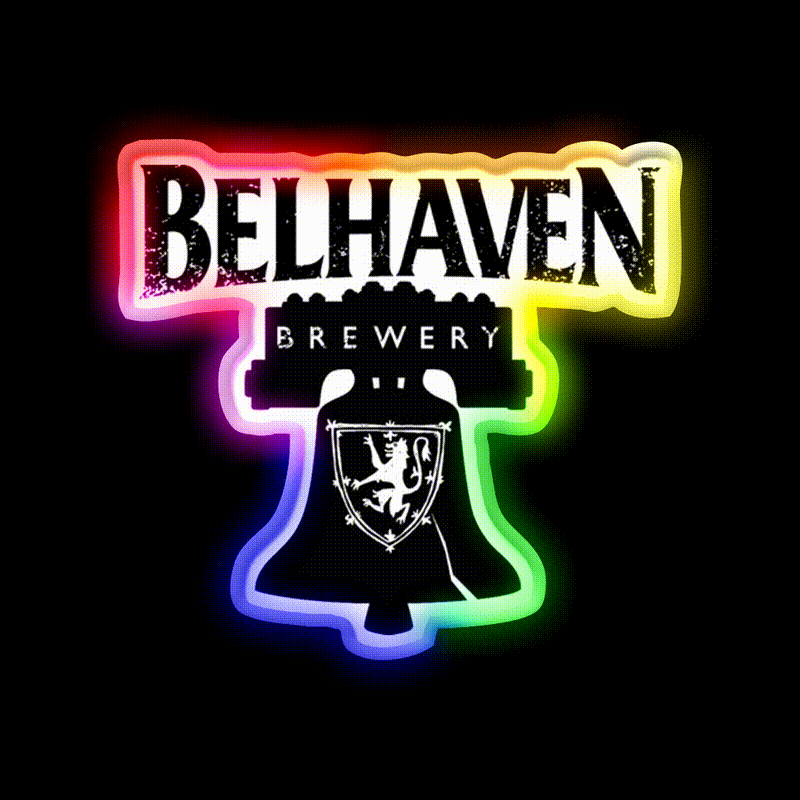 Belhaven Beer Bar Decor Led Neon Sign Rgb Color - LED neon sign close-up detail