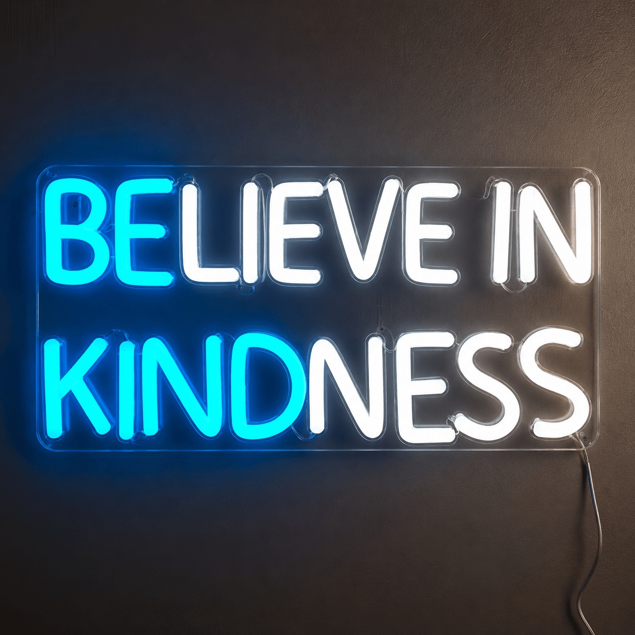 Believe In Kindness LED Neon Sign Home Wall Art - Shineneon