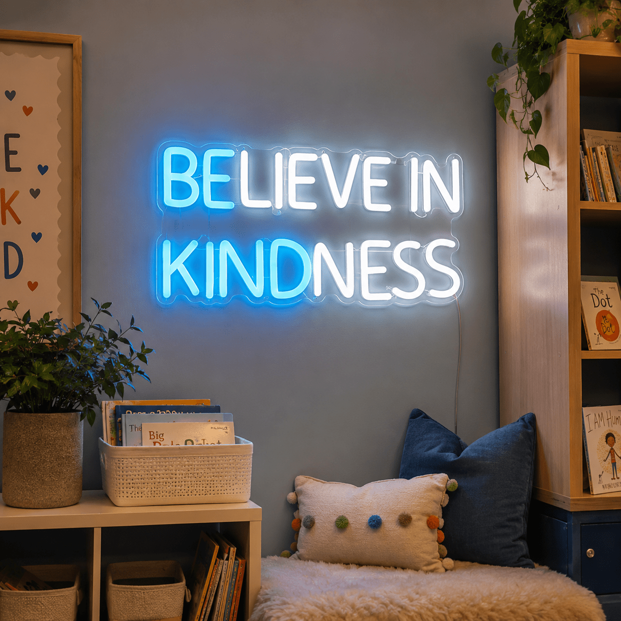 Believe In Kindness LED Neon Sign Wall Decor - Shineneon