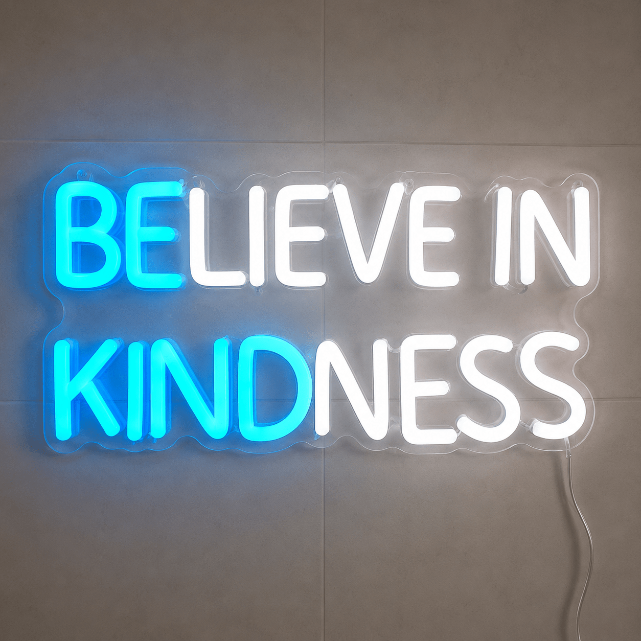 Believe In Kindness LED Neon Sign Wall Decor - Shineneon