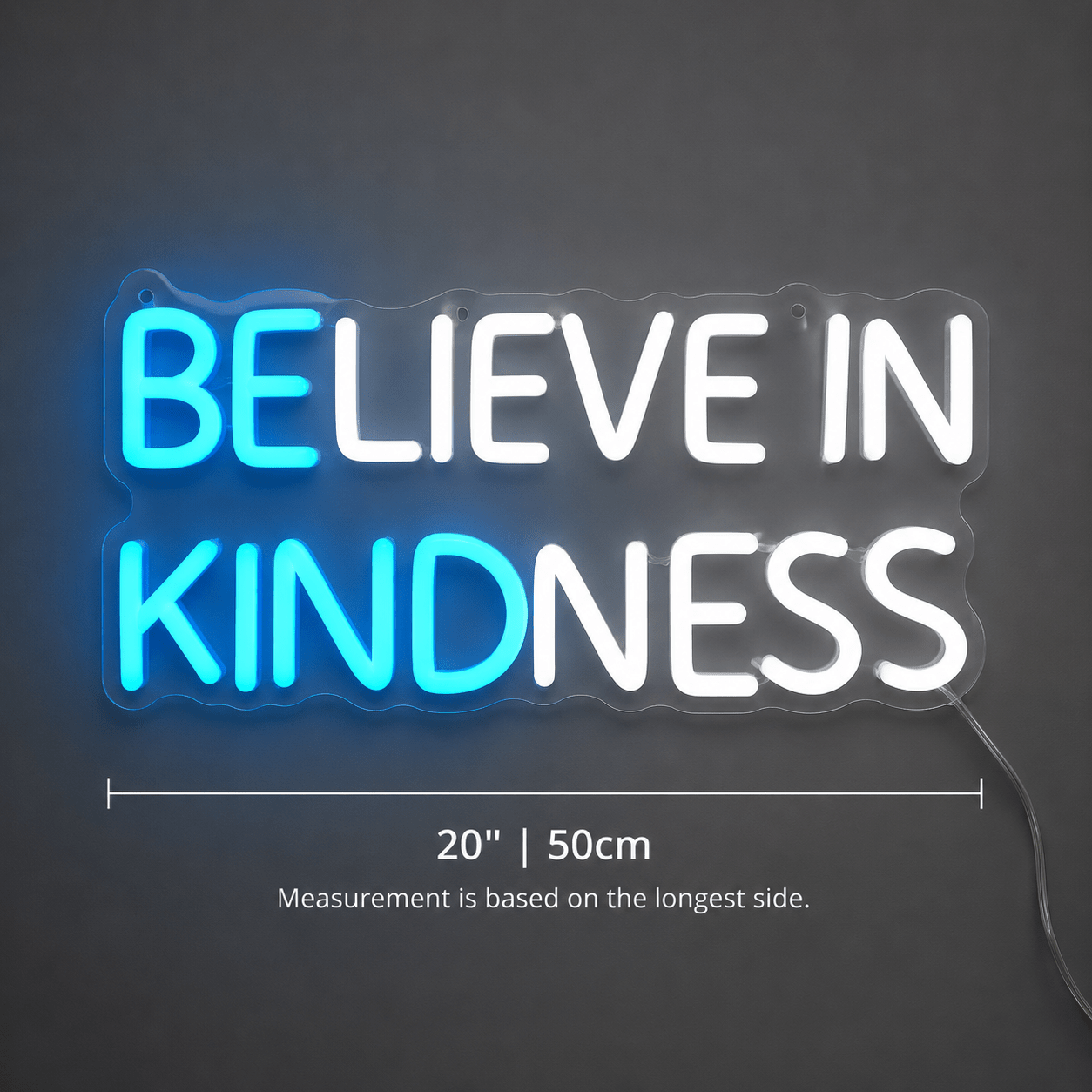 Believe In Kindness LED Neon Sign Wall Decor - Shineneon