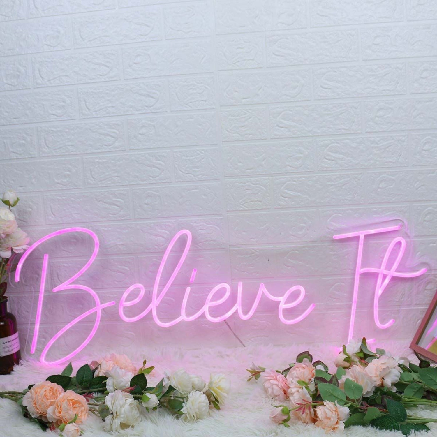 Believe It Pink Custom Led Neon Sign - Shineneon