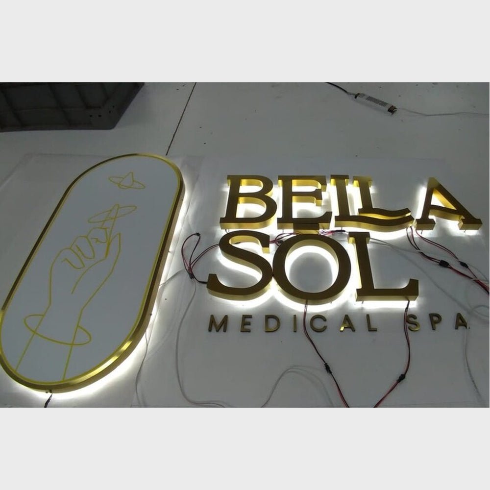 Bella Sol Medical Spa 3D Backlit Channel Letters Led Light Sign - Shineneon