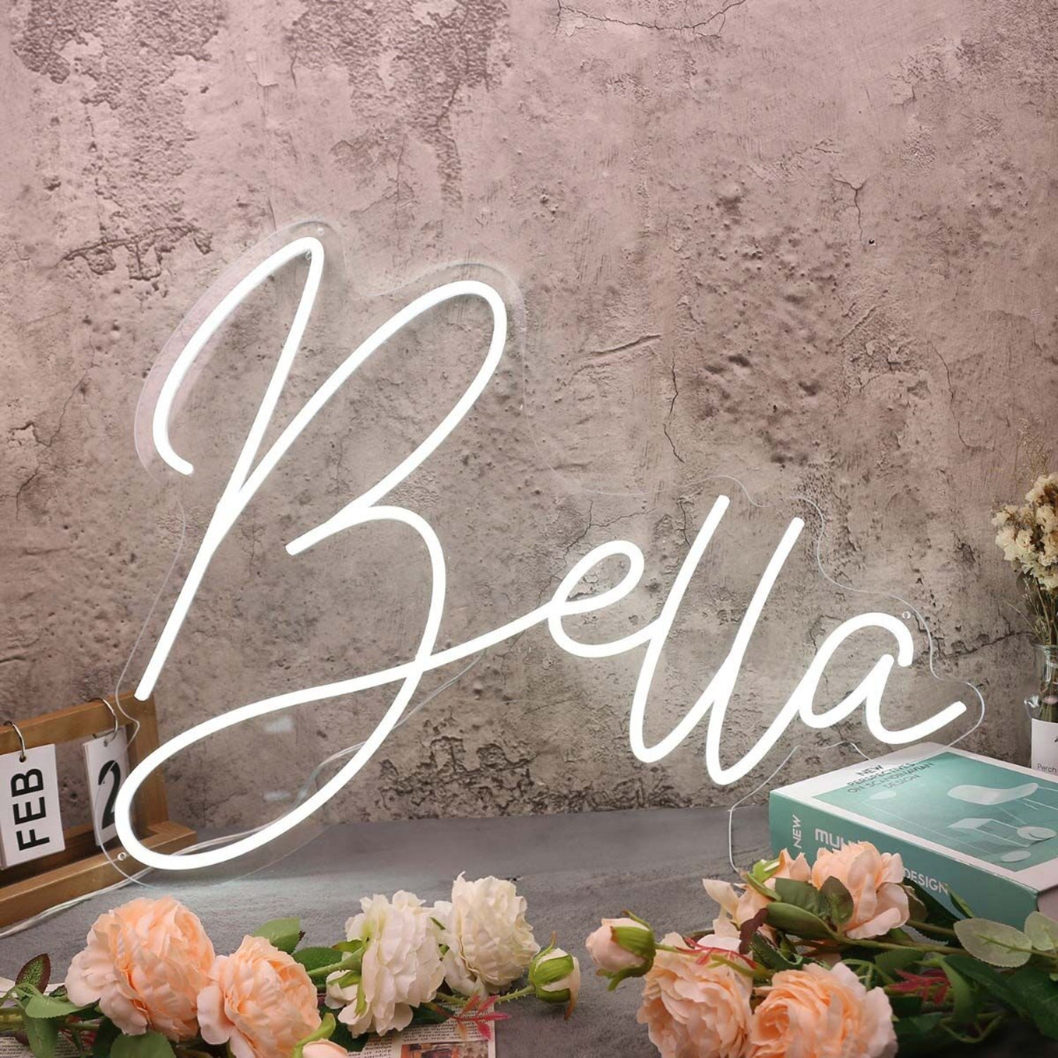 Bella White Name Led Neon Sign - Shineneon