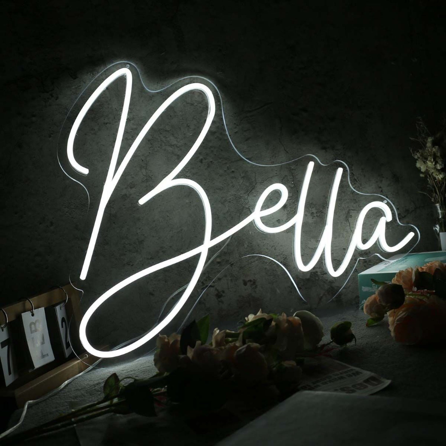Bella White Name Led Neon Sign - Shineneon