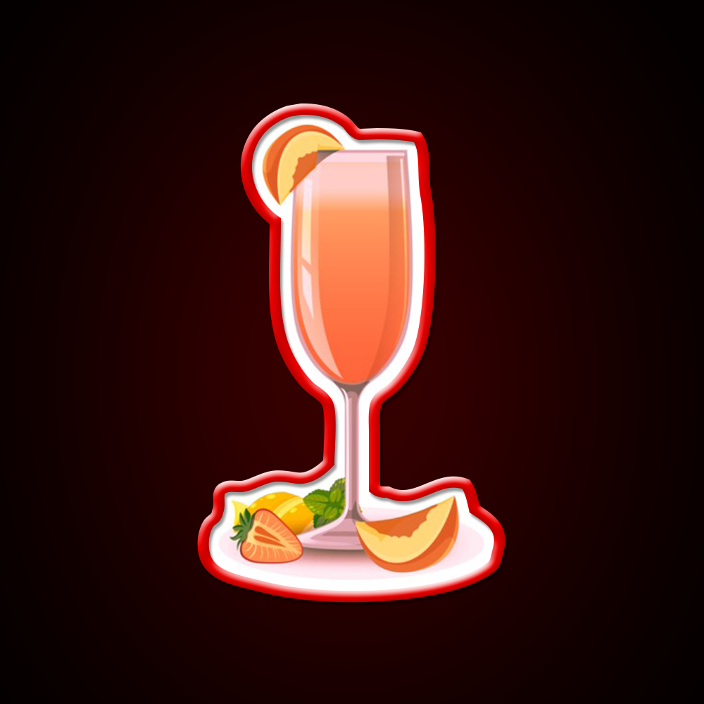 Bellini Cocktail Drink Cocktail Bar Decor Led Neon Sign Rgb Color - LED neon sign view 10