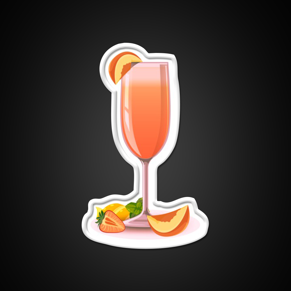 Bellini Cocktail Drink Cocktail Bar Decor Led Neon Sign Rgb Color - LED neon sign view 11
