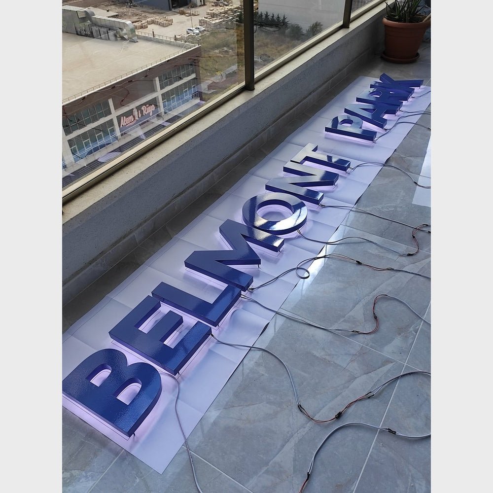 Belmont Park 3D Backlit Channel Letters Led Light Sign - Shineneon