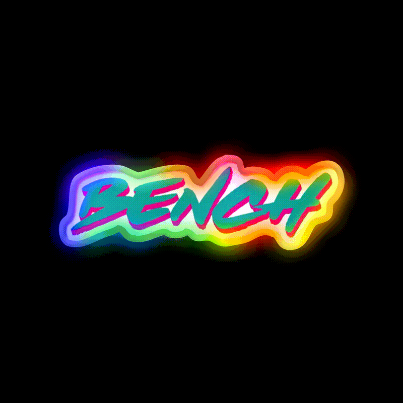 Bench Gym Fitness Led Neon Sign Rgb Color