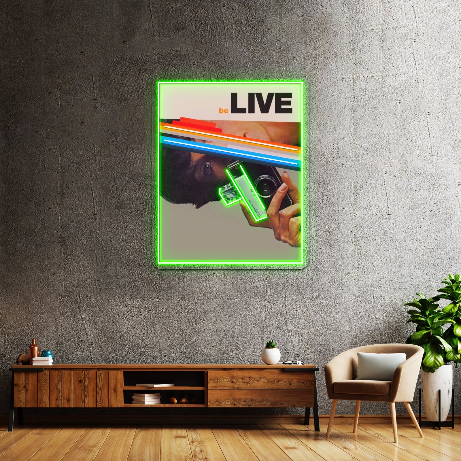 Bernese Mountain Dog Bright Colorful Pop Dog Artwork Led Neon Sign - Shineneon