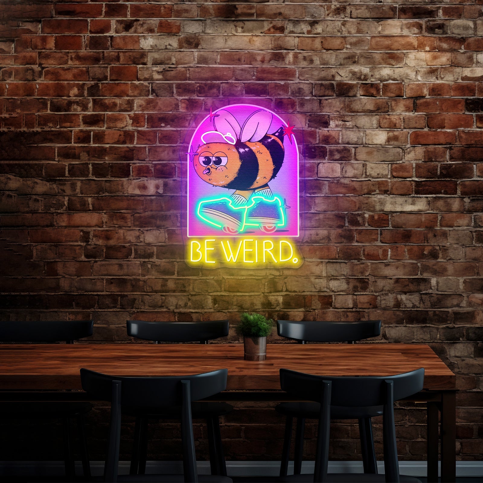 Bernie Sanders Chair Neon Signs Wall Decor - Shineneon