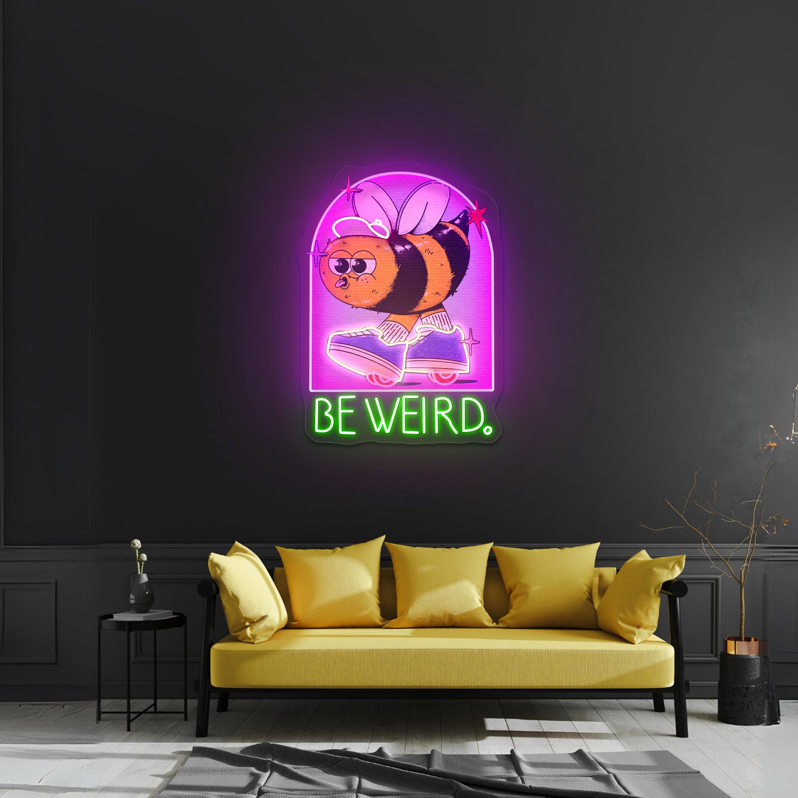 Best Art Band Maid Design Artwork Led Neon Sign