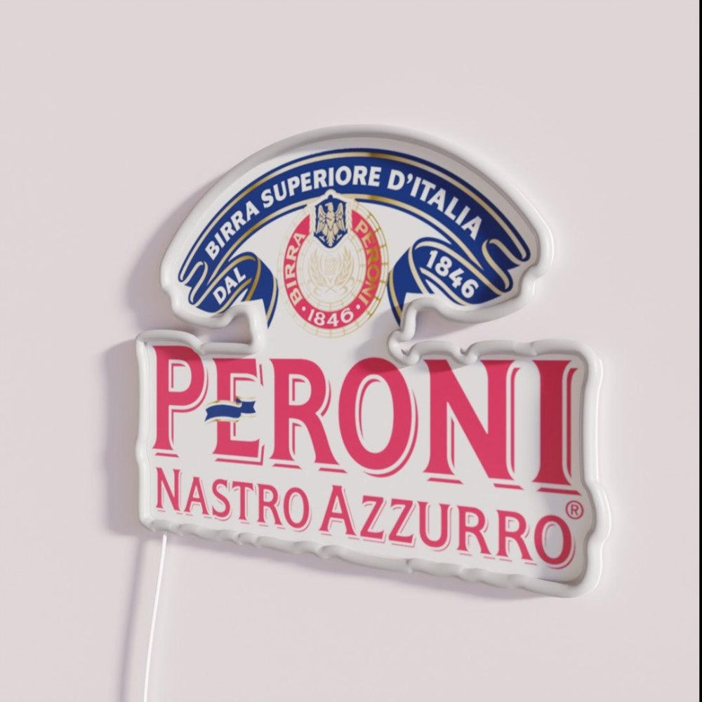 Best Drink Peroni Nastro Azzurro Italia Rgb Led Neon Sign