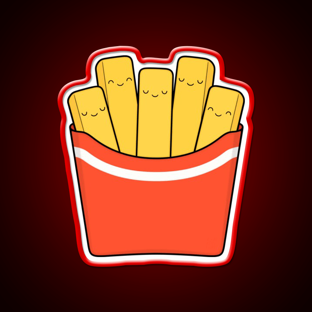 Best Fries Snack Food Led Neon Sign Rgb Color - Shineneon