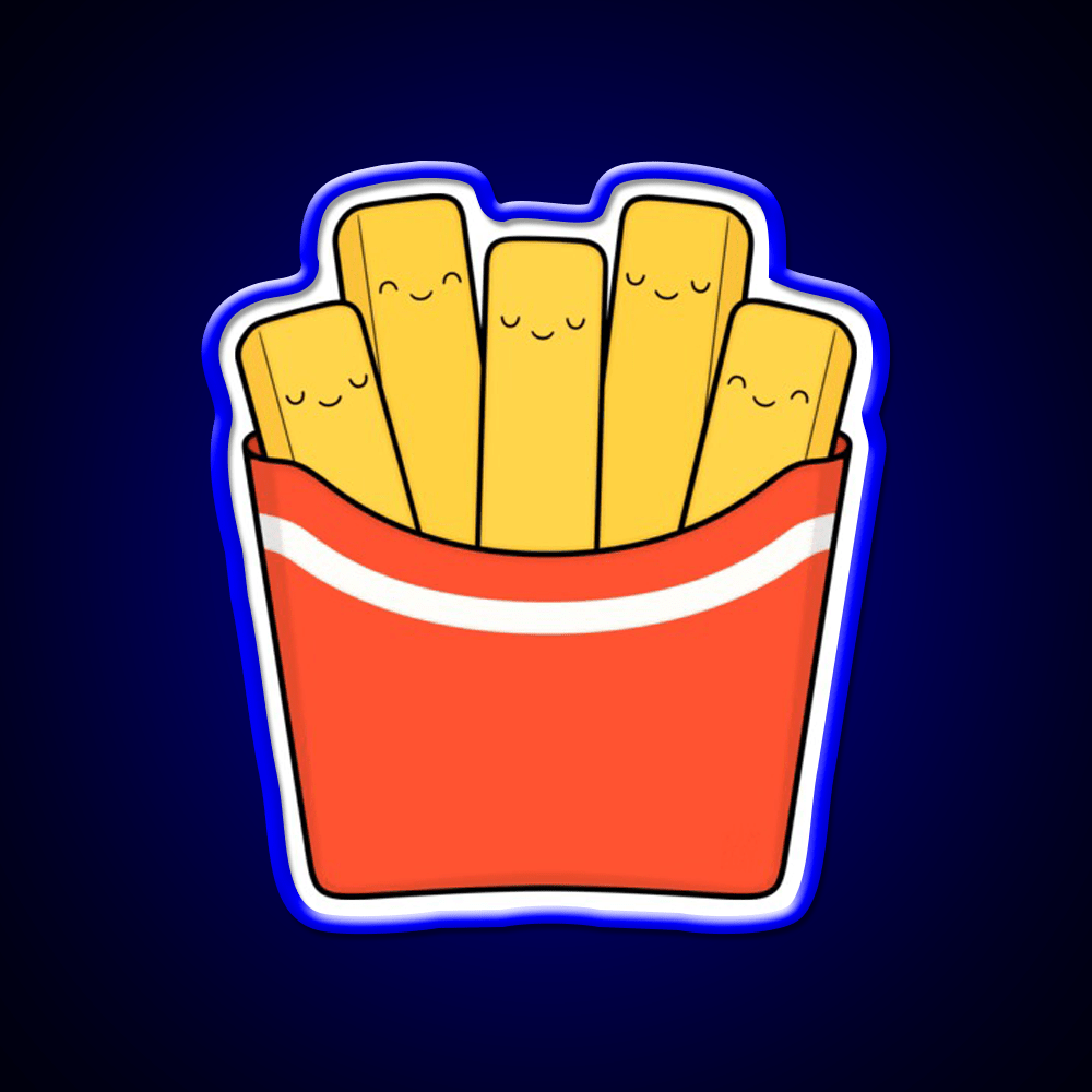 Best Fries Snack Food Led Neon Sign Rgb Color - Shineneon